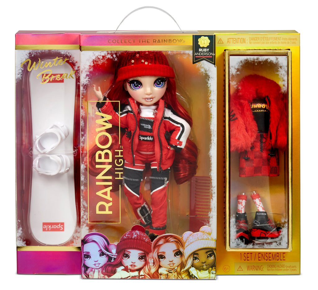 Rainbow High Fashion Winter Break Doll Ruby Anderson