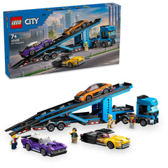 LEGO 60408 City Car Transporter Truck With Sports Cars