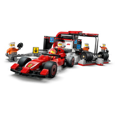 LEGO 60443 City F1 Pit Stop & Pit Crew with Ferrari Car