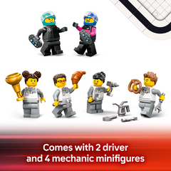 LEGO 60444 City F1 Garage & Mercedes-AMG & Alpine Cars