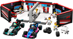 LEGO 60444 City F1 Garage & Mercedes-AMG & Alpine Cars