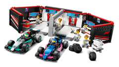 LEGO 60444 City F1 Garage & Mercedes-AMG & Alpine Cars