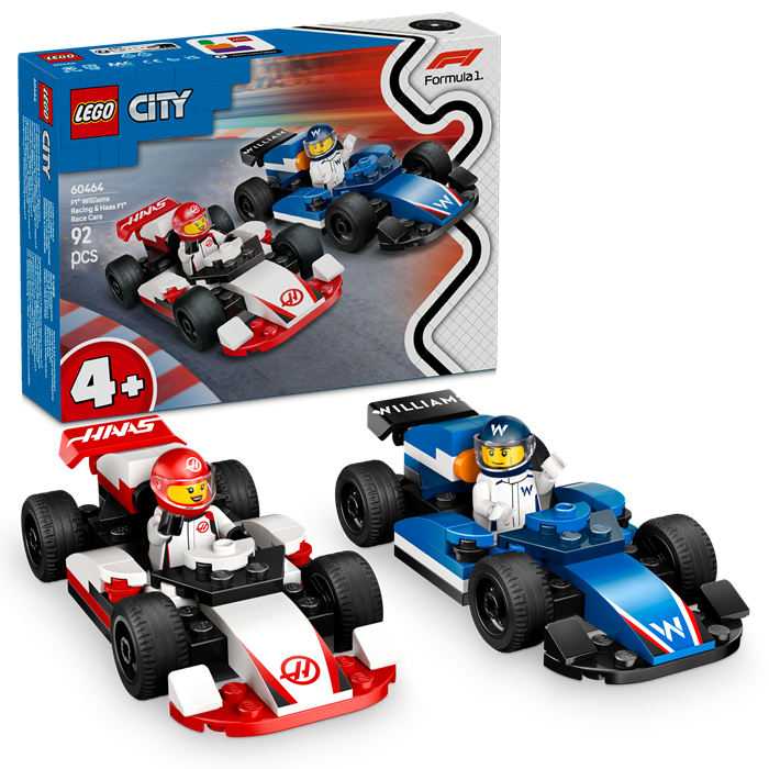 LEGO 60464 City F1 Williams Racing & Haas F1 Race Cars