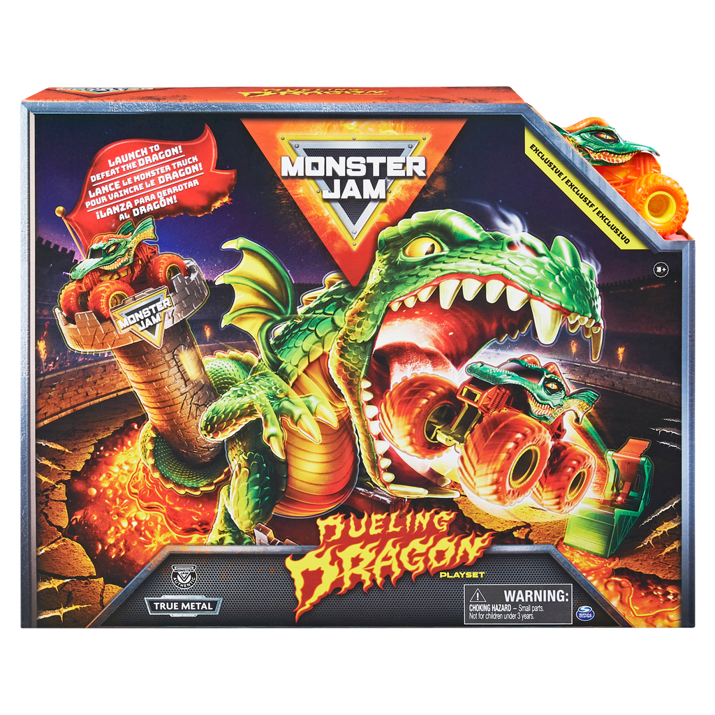Monster Jam 1:64 Stunt Playset - Duelling Dragons