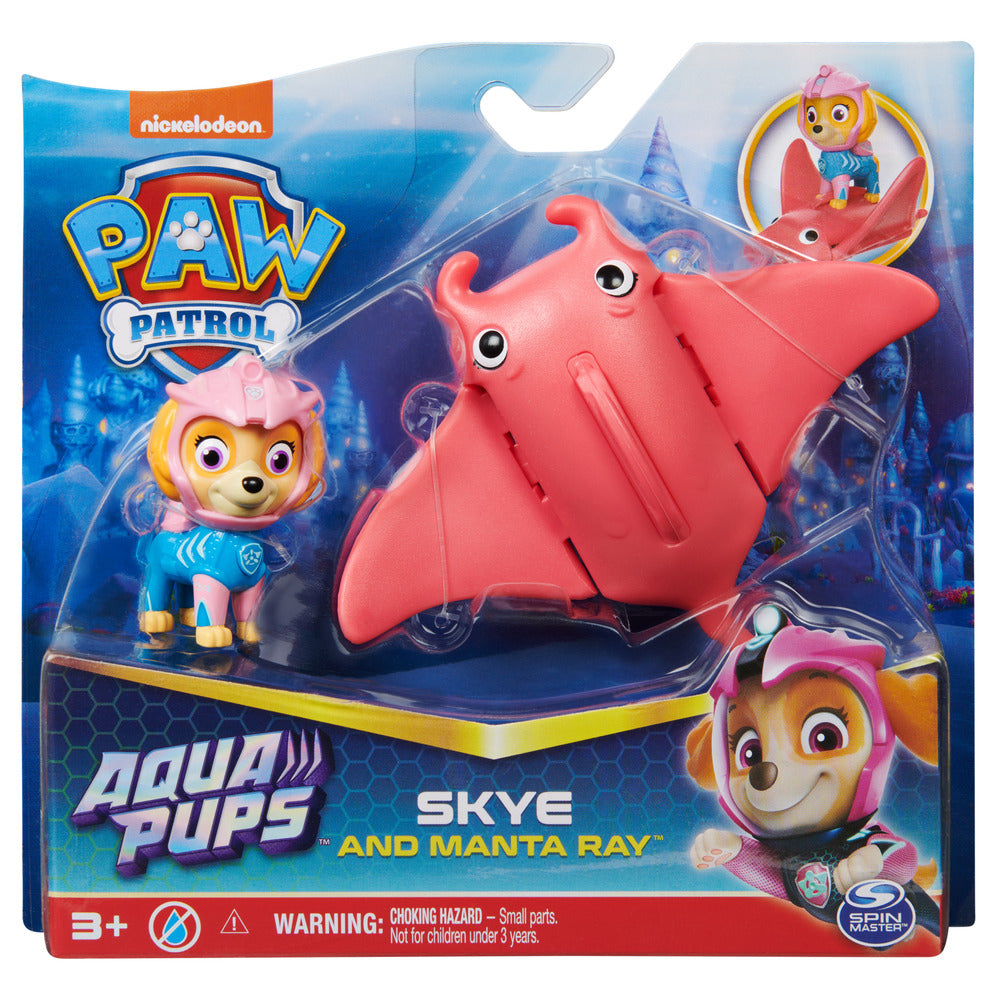 Paw Patrol Aqua Pups - Skye And Manta Ray