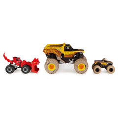 Monster Jam 1:24 & 1:64 3 Pack Shake N Quake
