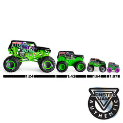 Monster Jam 1:24 & 1:64 3 Pack Shake N Quake
