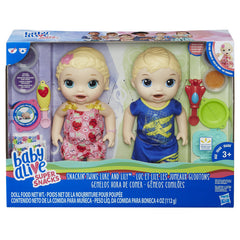 Baby Alive Snackin Twins Luke And Lilly