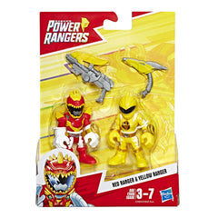 Power Rangers Figure 2 Pack Red And Yellow Ranger