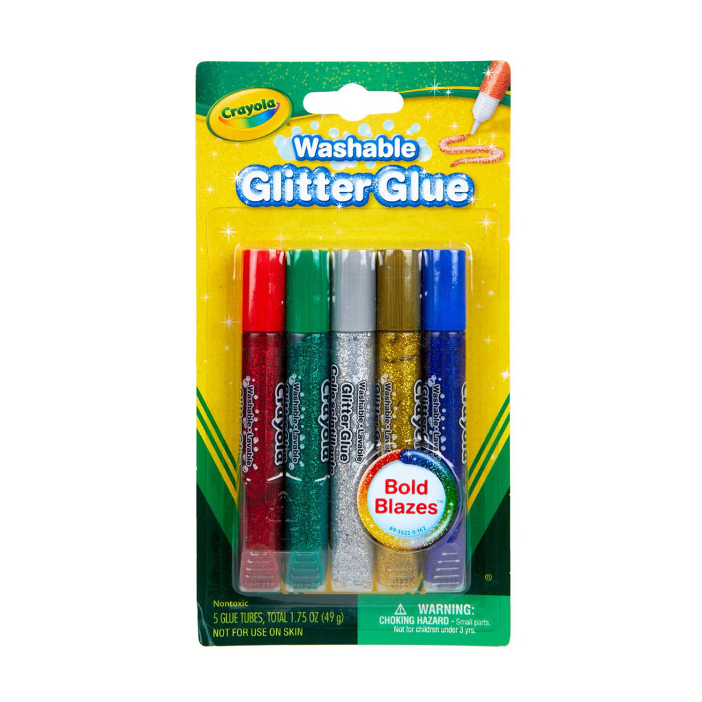 Crayola Washable Glitter Glue 5 Pack