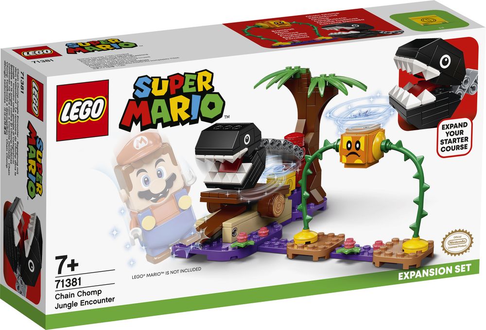 LEGO 71381 Super Mario Chain Chomp Jungle Encounter Expansion Set