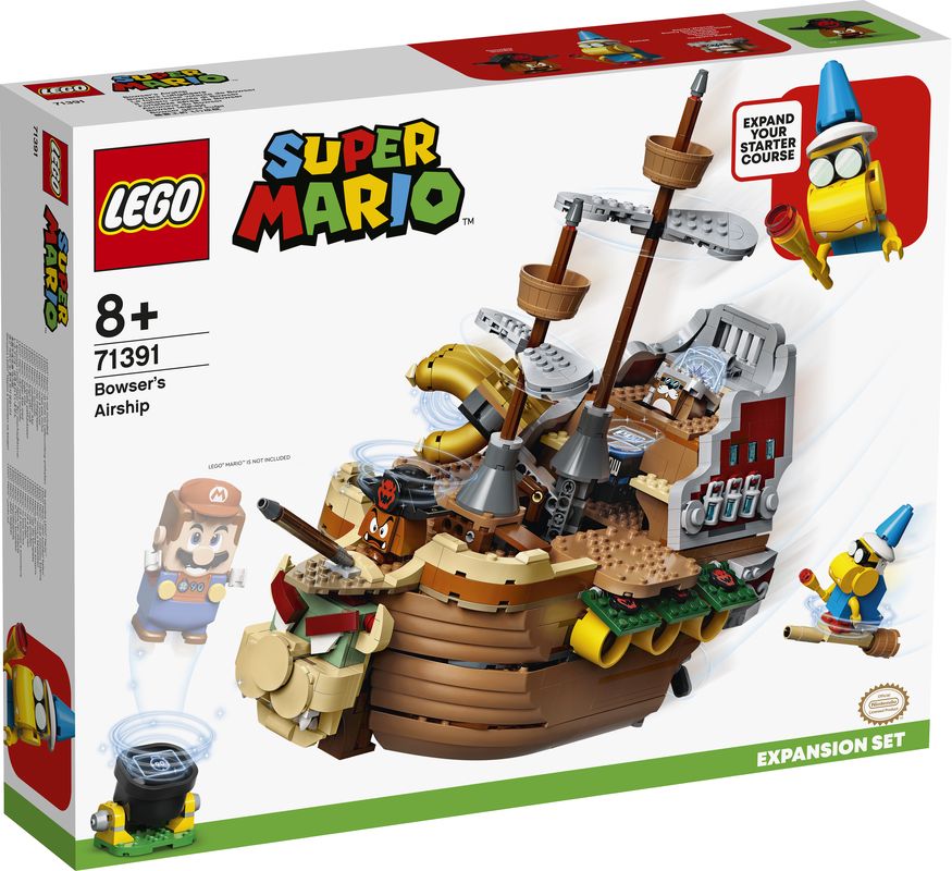 LEGO 71391 Super Mario Bowser's Airship Expansion Set