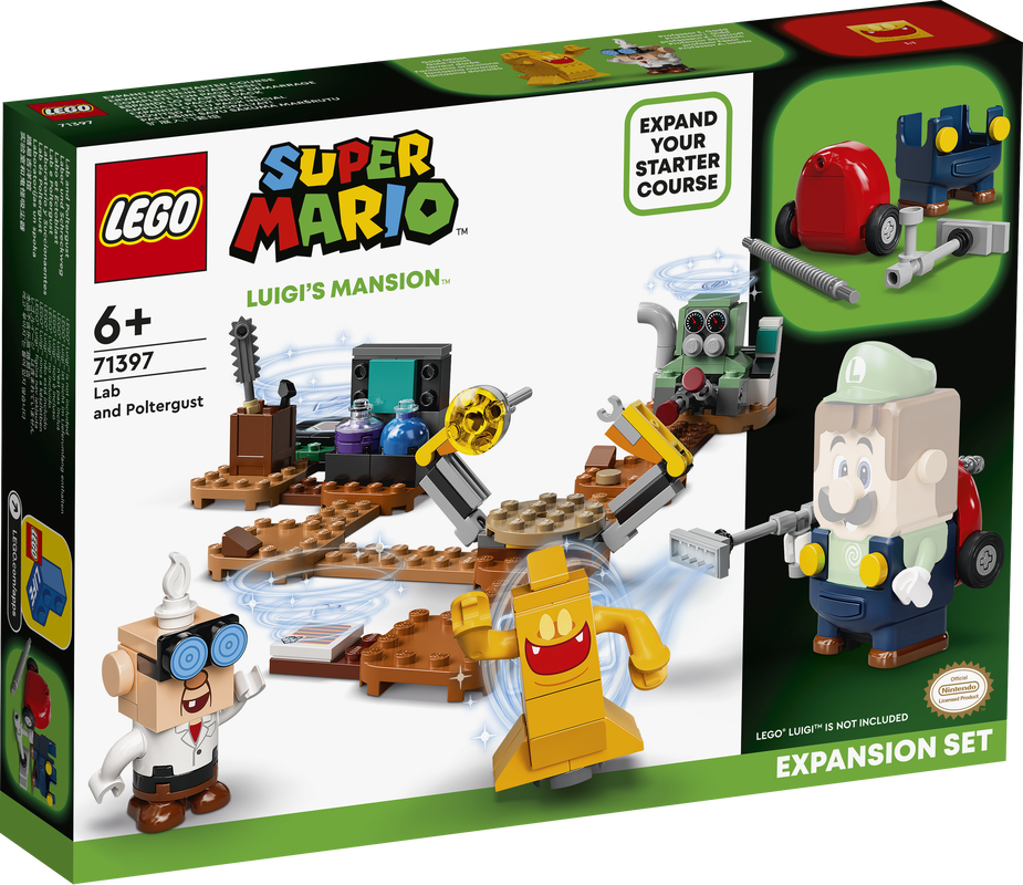 LEGO 71397 Super Mario Luigi's Mansion Lab And Poltergust Expansion Set