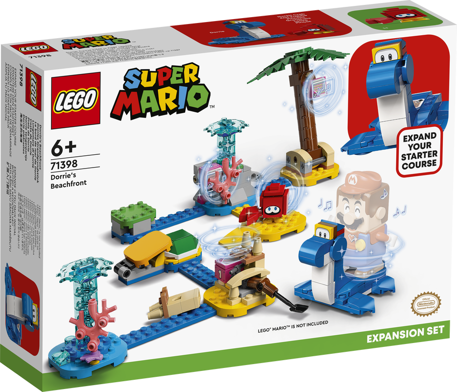 LEGO 71398 Super Mario Luigi's Mansion Dorrie's Beachfront Expansion Set