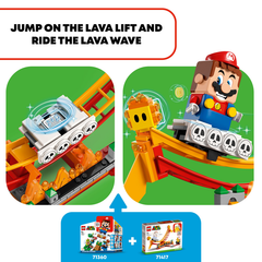 LEGO 71416 Super Mario Lava Wave Ride Expansion Set