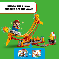 LEGO 71416 Super Mario Lava Wave Ride Expansion Set