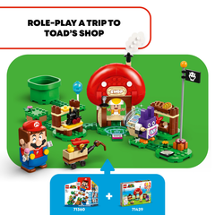 LEGO 71429 Super Mario Nabbit At Toad's Shop Expansion Set