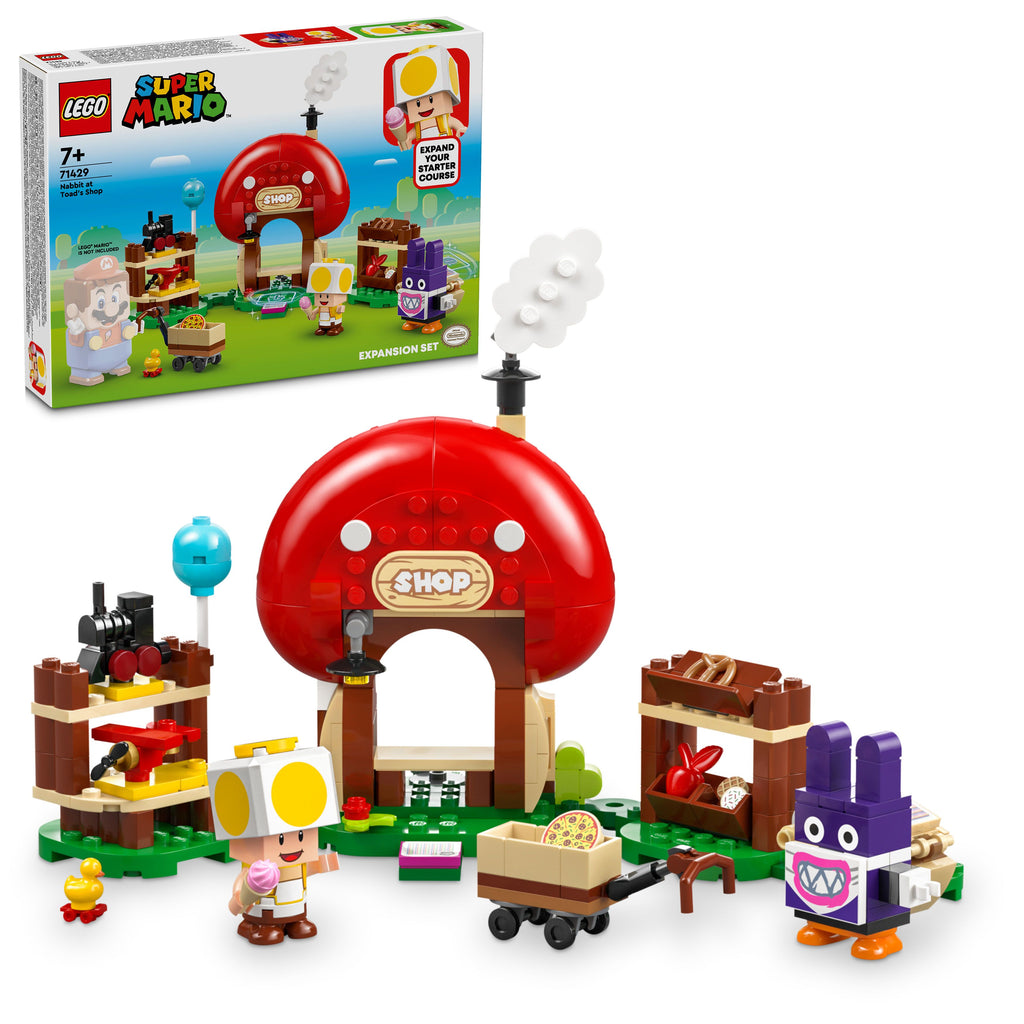 LEGO 71429 Super Mario Nabbit At Toad's Shop Expansion Set