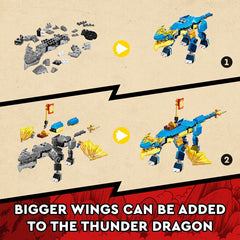 LEGO 71760 Ninjago Jay's Thunder Dragon Evo