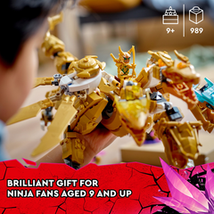 LEGO 71774 Ninjago Lloyd's Golden Ultra Dragon