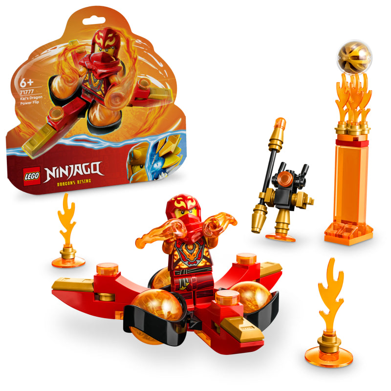 LEGO 71777 Ninjago Kai's Dragon Power Spinjitzu Flip