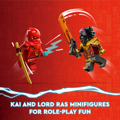 LEGO 71789 Ninjago Kai And Ras's Car And Bike Battle