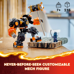 LEGO 71806 Ninjago Cole's Elemental Earth Mech