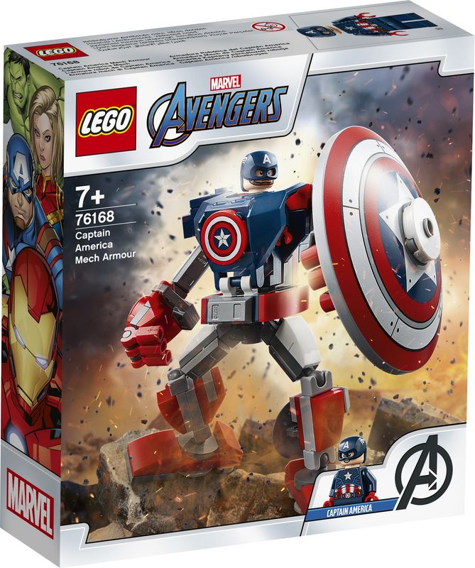 LEGO 76168 Marvel Avengers Captain America Mech Armour