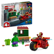 LEGO 76287 Marvel Super Heroes Iron Man With Bike And The Hulk