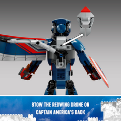 LEGO 76296 Super Heroes New Captain America Construction Figure