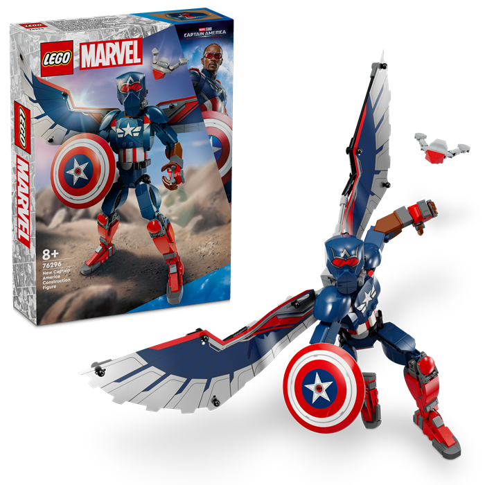 LEGO 76296 Super Heroes New Captain America Construction Figure