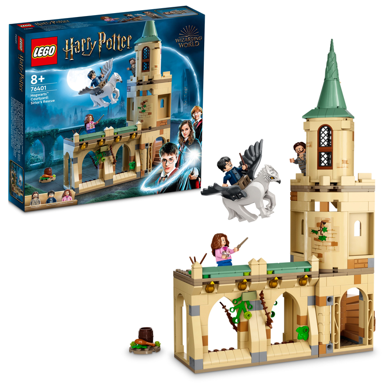 LEGO 76401 Harry Potter Hogwarts Courtyard: Sirius’S Rescue Building Kit