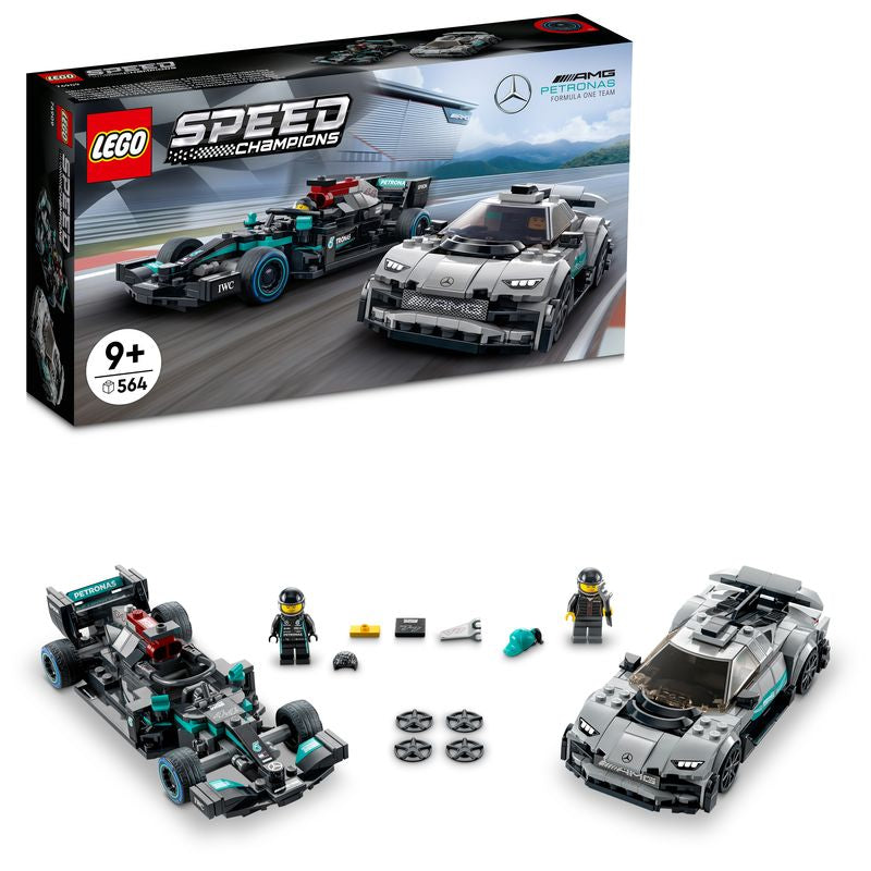 LEGO 76909 Speed Champions Mercedes-Amg F1 W12 E Performance & Mercedes-Amg Project One