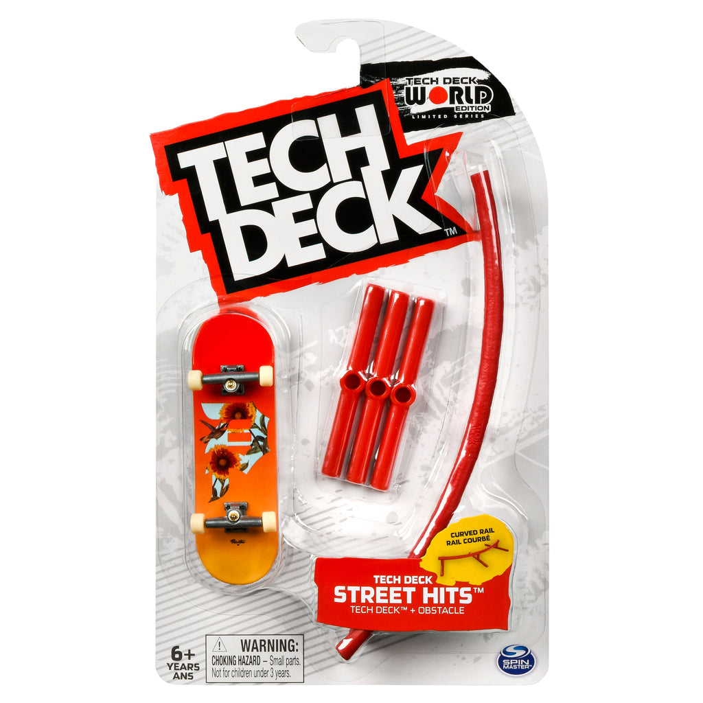 Tech Deck Street Hits Curved Rail