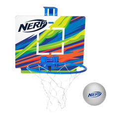 NERF Sports NERFoop Mini Over Door Basketball Hoop - Blue