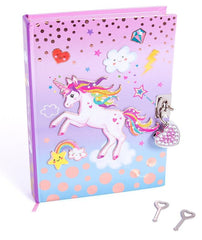 Diary With Lock Unicorn