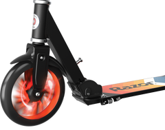 Razor A5 Lux Scooter Orange With Light Up Wheels