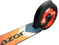 Razor A5 Lux Scooter Orange With Light Up Wheels