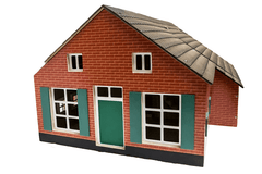 Farmhouse With Farm Building 1:32