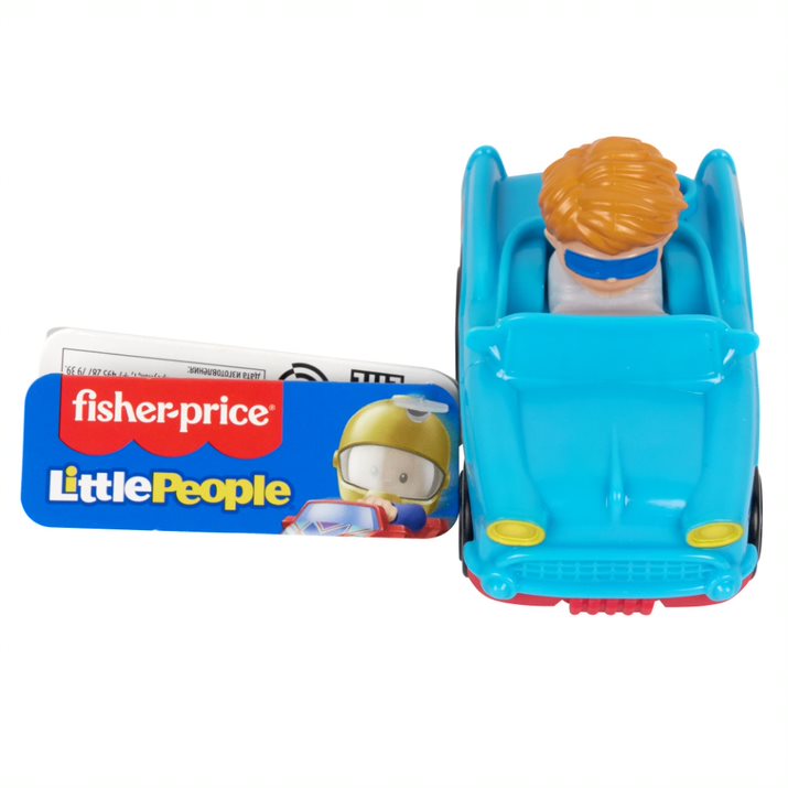 Fisher-Price Little People Wheelies Blue Car