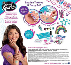 Cra-Z-Art Shimmer 'N Sparkle Sparkling Glitter Tattoos & Nails