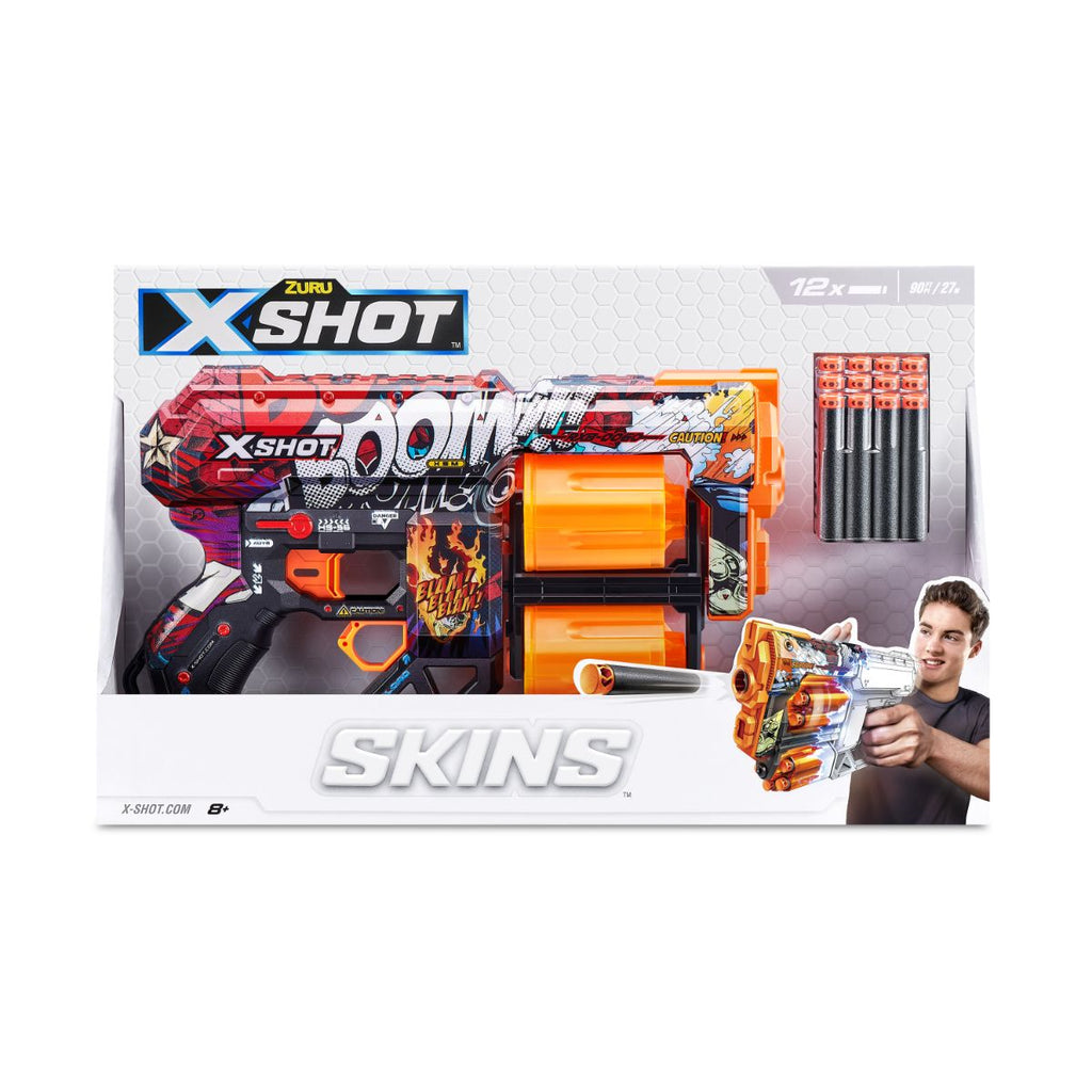 ZURU X Shot Skins Dread Dart Blaster Boom