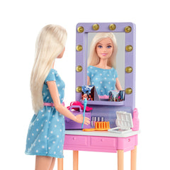 Barbie Big City Big Dreams Playset And Doll Malibu Vanity
