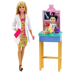 Barbie Career Doll & Playset Pediatrician Blonde