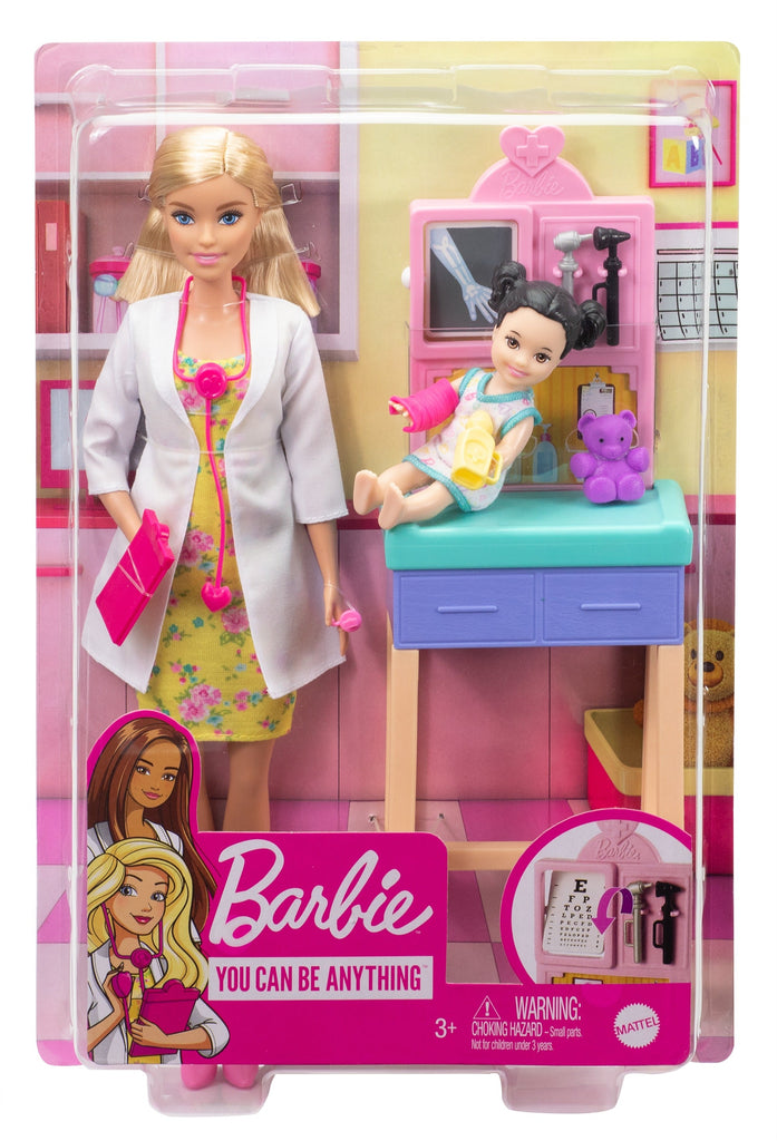 Barbie Career Doll & Playset Pediatrician Blonde