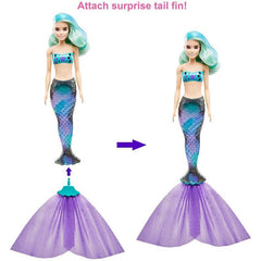 Barbie Colour Reveal Doll Aqua Tube