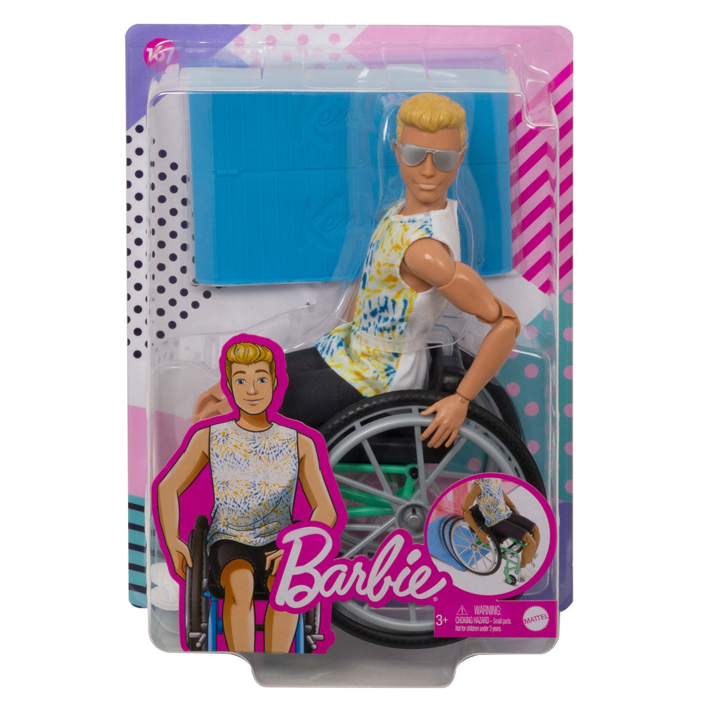 Barbie Fashionista Ken Doll - 167 With Wheelchair