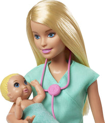 Barbie Career Doll & Playset Baby Doctor Blonde