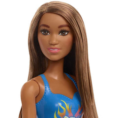 Barbie Beach Doll - Blue Fire Suit