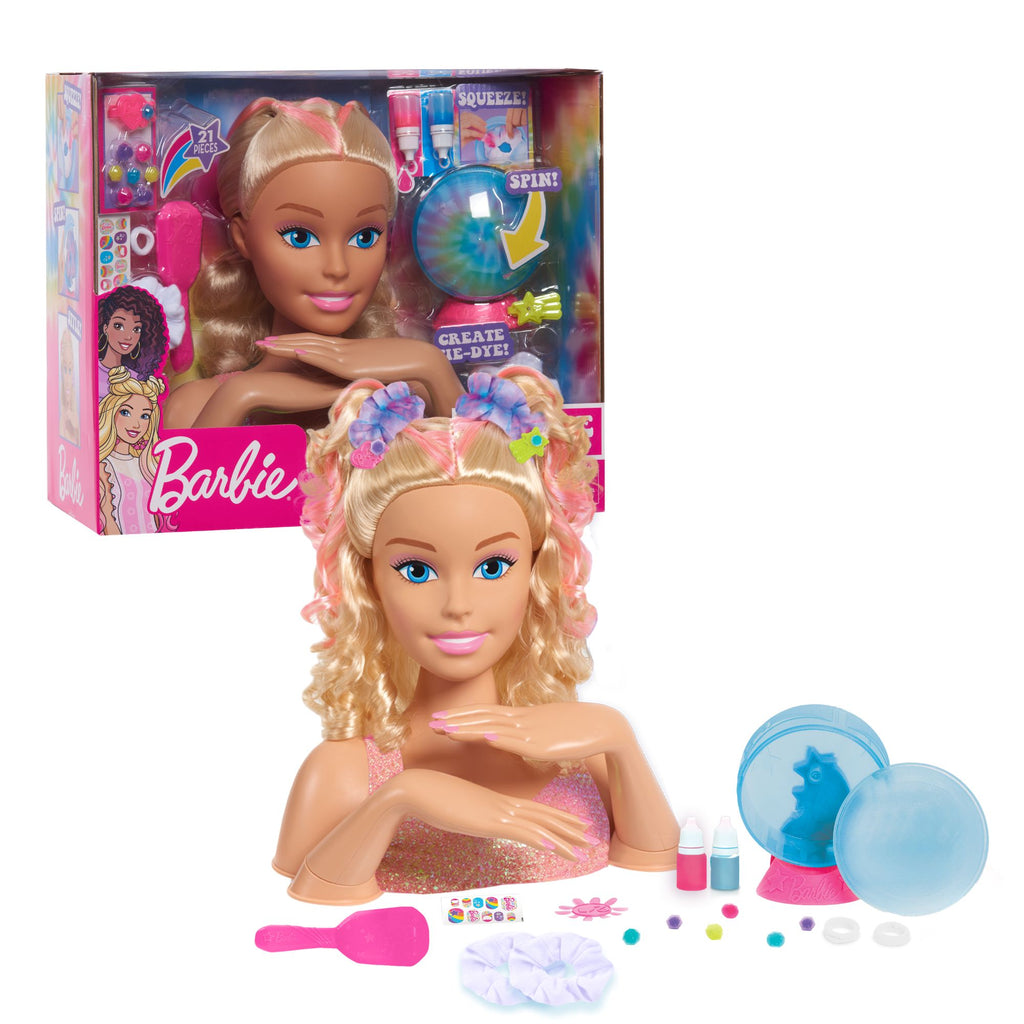 Barbie Deluxe Tie-Dye Styling Head - Blonde